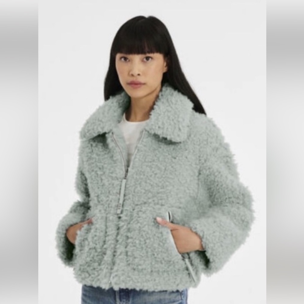 NWT UGG Mauve Sherpa jacket